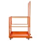 VEVOR Forklift Safety Cage, 1225 x 1148 mm, Heavy Duty Forklift Man Basket, 635,03 kg Πτυσσόμενο καλάθι ανύψωσης πλατφόρμας εργασίας χωρητικότητας με 4 τροχούς, κλειδαριά, οπή αποστράγγισης, για εναέριο φορτωτή ανύψωσης εργασίας