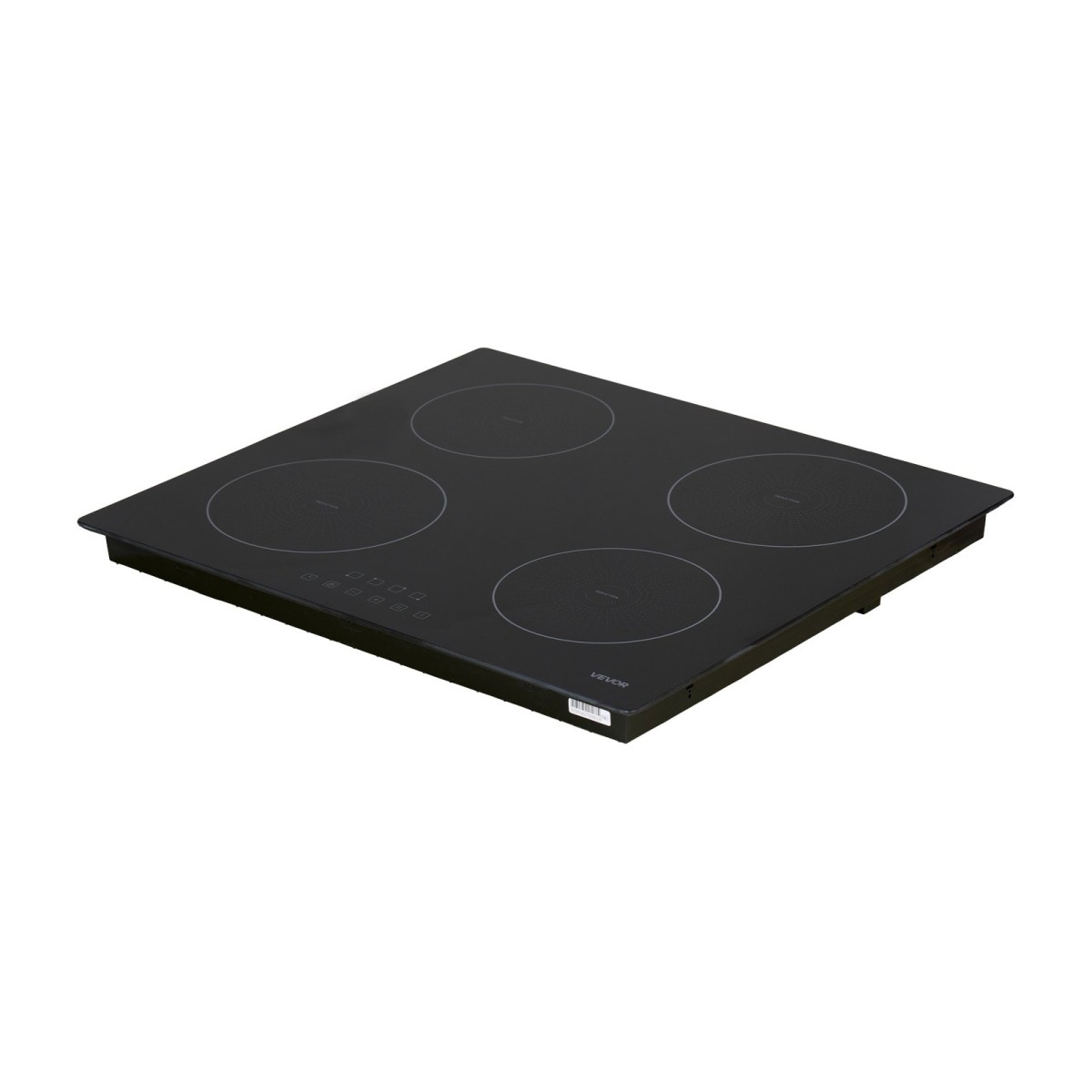 VEVOR Επαγωγική Κουζίνα 60 cm 4 Καυστήρες Εντοιχισμένη Ηλεκτρική Σόμπα 220V 7000W, Πάγκος Επαγωγικός Καυστήρας, με 9 Επίπεδα Ισχύος, Οθόνη Αφής LED, Κεραμική Γυάλινη Επιφάνεια, Παιδική Κλειδαριά, για Κουζίνα, RV