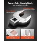 VEVOR Crowfoot Wrench Set, 3/8" Drive, 30-Piece Metric and SAE Size Crows Foot Wrenches, Cr-Mo Alloy Steel, με θήκη αποθήκευσης, σήμανση διπλού μεγέθους σε εργαλεία και θήκη, για αυτόματη συντήρηση ή επισκευή