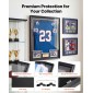 Θήκη οθόνης VEVOR Jersey Frame, 92,5 x 71,8 x 4 cm, Ξύλινο Sport Jersey Shadow Box με 98% προστασία από την υπεριώδη ακτινοβολία για υπολογιστή και κρεμάστρα, μαγνητική κλειδαριά, για μπάσκετ μπάσκετ μπάσκετ πουκάμισο χόκεϊ