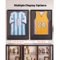 Θήκη οθόνης VEVOR Jersey Frame, 92,5 x 71,8 x 4 cm, Ξύλινο Sport Jersey Shadow Box με 98% προστασία από την υπεριώδη ακτινοβολία για υπολογιστή και κρεμάστρα, μαγνητική κλειδαριά, για μπάσκετ μπάσκετ μπάσκετ πουκάμισο χόκεϊ