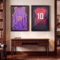 Θήκη οθόνης VEVOR Jersey Frame, 92,5 x 71,8 x 4 cm, Ξύλινο Sport Jersey Shadow Box με 98% προστασία από την υπεριώδη ακτινοβολία για υπολογιστή και κρεμάστρα, μαγνητική κλειδαριά, για μπάσκετ μπάσκετ μπάσκετ πουκάμισο χόκεϊ