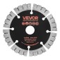 Λεπίδες διαμαντιών VEVOR 125 mm, Λεπίδα κοπής 5-pack Wall Chaser Saw, Arbor 20 mm, Διαμαντένια τμήματα υψηλής σκληρότητας, Πυρήνας χάλυβα 65Mn, Ξηρή υγρή κοπή, Καθαρές άκρες για τσιμέντο από τσιμέντο από τούβλα