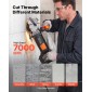 Λεπίδες διαμαντιών VEVOR 125 mm, Λεπίδα κοπής 5-pack Wall Chaser Saw, Arbor 20 mm, Διαμαντένια τμήματα υψηλής σκληρότητας, Πυρήνας χάλυβα 65Mn, Ξηρή υγρή κοπή, Καθαρές άκρες για τσιμέντο από τσιμέντο από τούβλα