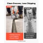 Λεπίδες διαμαντιών VEVOR 125 mm, Λεπίδα κοπής 5-pack Wall Chaser Saw, Arbor 20 mm, Διαμαντένια τμήματα υψηλής σκληρότητας, Πυρήνας χάλυβα 65Mn, Ξηρή υγρή κοπή, Καθαρές άκρες για τσιμέντο από τσιμέντο από τούβλα
