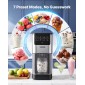 Ice Cream Maker VEVOR, 7-σε-1 Frozen Treat Maker για Gelato, Sorbet, Milkshake, Frozen Yogurt & Lite Ice Cream, Σπιτική παγωτομηχανή με ανάμειξη με ένα άγγιγμα + Respin για λεία, κρεμώδη υφή