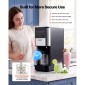 Ice Cream Maker VEVOR, 7-σε-1 Frozen Treat Maker για Gelato, Sorbet, Milkshake, Frozen Yogurt & Lite Ice Cream, Σπιτική παγωτομηχανή με ανάμειξη με ένα άγγιγμα + Respin για λεία, κρεμώδη υφή