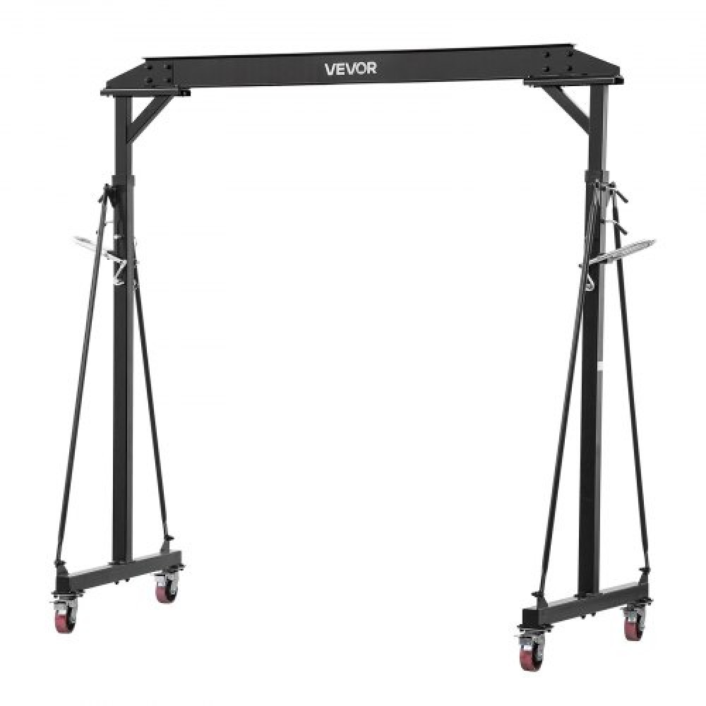 VEVOR Ρυθμιζόμενος γερανός Gantry, Χωρητικότητα 997,9 kg, Φορητό ανυψωτικό καταστήματος με ρυθμιζόμενο ύψος 2430-3630 mm, τροχοί κλειδώματος, χαλύβδινη κατασκευή, για εργοστάσιο, αποθήκη, επισκευή αυτοκινήτων, μόνο πλαίσιο