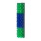 VEVOR Livestock Scratching Brush, 1PC Goat Scratcher Brush Post with 4 Screws, 430 x 190 mm Cow Scratcher for Back Itch Relief, Massage Grooming Scratch Tool for Horse Cattle Sheep Pig, Πράσινο & Μπλε