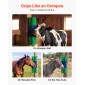 VEVOR Livestock Scratching Brush, 1PC Goat Scratcher Brush Post with 4 Screws, 430 x 190 mm Cow Scratcher for Back Itch Relief, Massage Grooming Scratch Tool for Horse Cattle Sheep Pig, Πράσινο & Μπλε