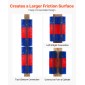 VEVOR Livestock Scratching Brush, 2PCS Goat Scratcher Brush Post με 8 βίδες, 430 x 190 mm Ξυστό αγελάδας για ανακούφιση από τον κνησμό στην πλάτη, Εργαλείο περιποίησης μασάζ για γρατσουνιές για βοοειδή άλογα, πρόβατο γουρουνάκι, μπλε & κόκκινο