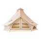 VEVOR Oxford Bell Ten, 4 Seasons 3 m Tent Yurt for Camping with Stove Jack, Αδιάβροχο αναπνέον Χωράει έως και 3 άτομα με Αποσπώμενο Δάπεδο με φερμουάρ, Οικογενειακό Camping Glamping Υπαίθριο Κυνηγετικό Πάρτι