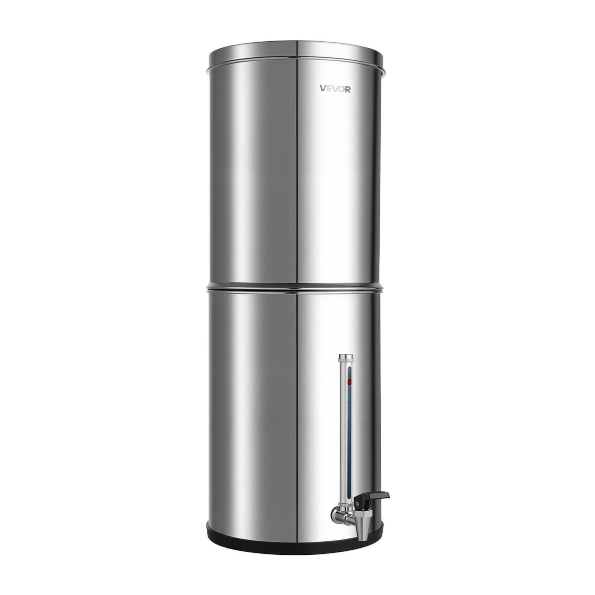 Σύστημα φίλτρου νερού VEVOR Gravity-ted, 12,3L 304 Ανοξείδωτο Σύστημα Φιλτραρίσματος Πάγκου Νερού, Μειώνει τον μόλυβδο και έως και 99% του χλωρίου, με 2 φίλτρα άνθρακα, στόμιο στάθμης νερού, για κατασκήνωση στο σπίτι
