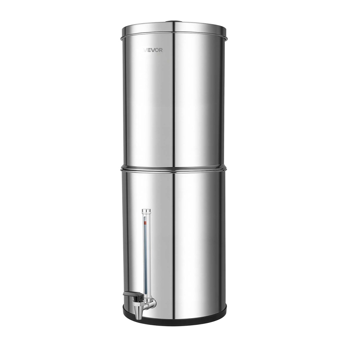 Σύστημα φίλτρου νερού VEVOR Gravity-ted, 12,3L 304 Ανοξείδωτο Σύστημα Φιλτραρίσματος Πάγκου Νερού, Μειώνει τον μόλυβδο και έως και 99% του χλωρίου, με 2 φίλτρα άνθρακα, στόμιο στάθμης νερού, για κατασκήνωση στο σπίτι