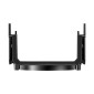 VEVOR Trench Drain, 1005 x 103 x 62 mm, 6 Pack Γραμμικό κανάλι αποστράγγισης, HDPE κανάλι αποστράγγισης με σχάρες & τελικά καπάκια, Premium εξωτερικό σύστημα αποστράγγισης για δρόμο, βεράντα, πισίνα, κήπο, αυλή, μαύρο