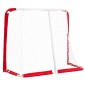 VEVOR Street Hockey Goal, Heavy-Duty Steel Street + Roller Hockey δίχτυα, Ανθεκτικό δίχτυ χόκεϊ για εσωτερική και εξωτερική χρήση, ελαφριά φορητή προπόνηση, εύκολη συναρμολόγηση για το Backyard Park Garage, 142x113 cm