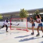 VEVOR Street Hockey Goal, Heavy-Duty Steel Street + Roller Hockey δίχτυα, Ανθεκτικό δίχτυ χόκεϊ για εσωτερική και εξωτερική χρήση, ελαφριά φορητή προπόνηση, εύκολη συναρμολόγηση για το Backyard Park Garage, 142x113 cm