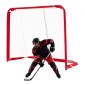 VEVOR Street Hockey Goal, Heavy-Duty Steel Street + Roller Hockey δίχτυα, Ανθεκτικό δίχτυ χόκεϊ για εσωτερική και εξωτερική χρήση, ελαφριά φορητή προπόνηση, εύκολη συναρμολόγηση για το Backyard Park Garage, 142x113 cm