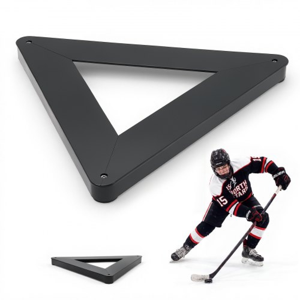 VEVOR Triangle Hockey Passer, Heavy-Duty Multi-Angle Rebounder, Hockey Passing Aid, Passing & Stick Handling Trainer, Off-Ice & On-Ice φορητός εξοπλισμός, Βοηθήστε στη βελτίωση του ελέγχου ποδιών και της σκοποβολής