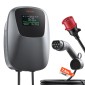 VEVOR Electric Vehicle Charging Station 11kW Τριφασικός φορτιστής EV CEE 16A, για όλα τα EV και PHEV, 400V AC Home Type 2 Smart Car Charging Wallbox, με τηλεχειριστήριο APP & ψηφιακή οθόνη, IP65