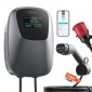 VEVOR Electric Vehicle Charging Station 11kW Τριφασικός φορτιστής EV CEE 16A, για όλα τα EV και PHEV, 400V AC Home Type 2 Smart Car Charging Wallbox, με τηλεχειριστήριο APP & ψηφιακή οθόνη, IP65