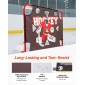 VEVOR Street Hockey Goalie Shooting Target, Shooter Tutor Goal Practice Goal Hockey Target, Αδιάβροχο δίχτυ Premium με 11 τρύπες, Εύκολη Προσάρτηση Στόχων, Προπονητικός Εξοπλισμός για Εξάσκηση Ακρίβειας Σκοποβολής