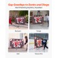 VEVOR Street Hockey Goalie Shooting Target, Shooter Tutor Goal Practice Goal Hockey Target, Αδιάβροχο δίχτυ Premium με 11 τρύπες, Εύκολη Προσάρτηση Στόχων, Προπονητικός Εξοπλισμός για Εξάσκηση Ακρίβειας Σκοποβολής