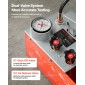 VEVOR Hydrostatic Test Pump 7,57 L Hydraulic Manual Pressure Pressure Water, Dual Valve Hydrostatic Water Pipe Leakage Test Pump Pump with Gauge & Tank, Εύρος 0-60 Bar, για Σωληνώσεις, Θέρμανση