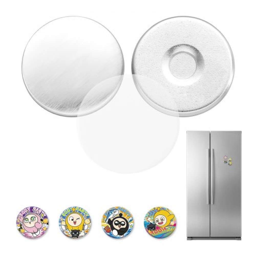 Προμήθειες VEVOR Button Maker 50 σετ μαγνήτες ψυγείου 0,98 in / 25 mm, εξαρτήματα κουμπιών με μαγνητική πλάτη, μεταλλικά κοχύλια, καθαρές μεμβράνες Mylar και χαρτιά λευκού κύκλου, για DIY σπιτιού και διακόσμηση κουζίνας
