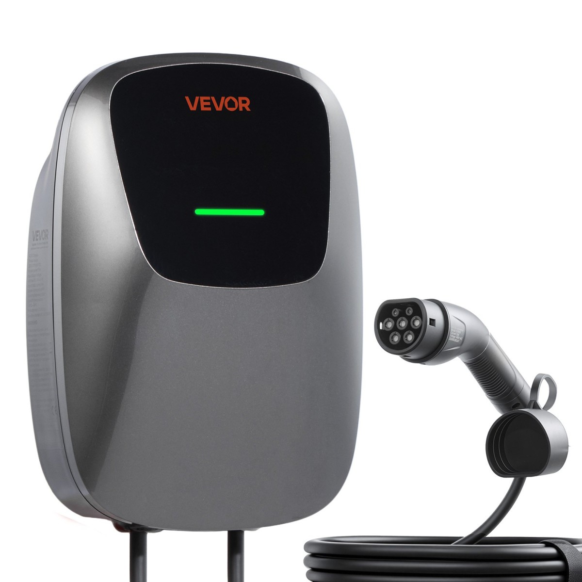 VEVOR Electric Vehicle Charging Station 22kW Τριφασικός φορτιστής EV 7,5M, για όλα τα EV και PHEV, 400V AC Home Type 2 Smart Car Wallbox, ρεύμα 32A, με APP Remote Control & LED Indicator, IP65