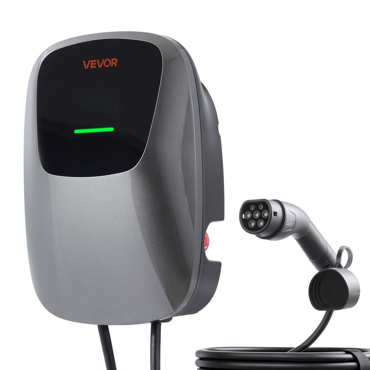 VEVOR Electric Vehicle Charging Station 22kW Τριφασικός φορτιστής EV 7,5M, για όλα τα EV και PHEV, 400V AC Home Type 2 Smart Car Wallbox, ρεύμα 32A, με APP Remote Control & LED Indicator, IP65