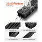 VEVOR Trench Drain, 1005 x 103 x 62 mm, 5 Pack Γραμμικό κανάλι αποστράγγισης, HDPE κανάλι αποστράγγισης με σχάρες & καπάκια, Premium εξωτερικό σύστημα αποστράγγισης για δρόμο, βεράντα, πισίνα, κήπο, αυλή, μαύρο