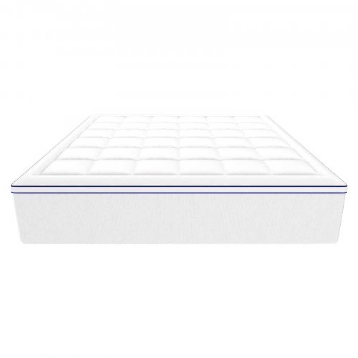 VEVOR Topper στρώματος Premium Memory Fiber Fill King 1930x2032x101,6 mm Πάχος