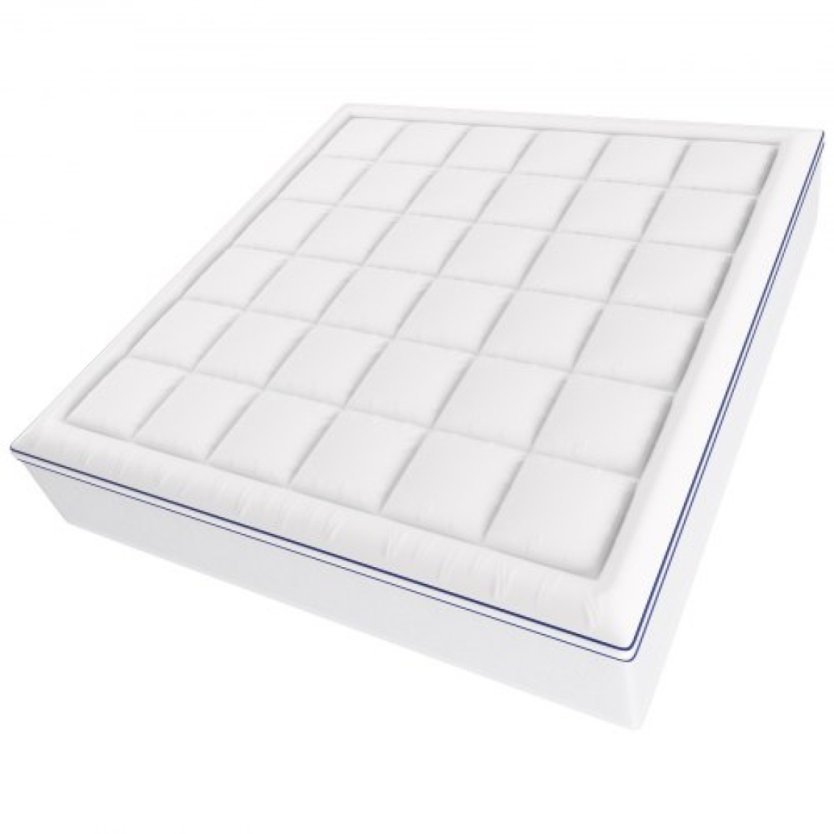 VEVOR Topper στρώματος Premium Memory Fiber Fill King 1930x2032x101,6 mm Πάχος