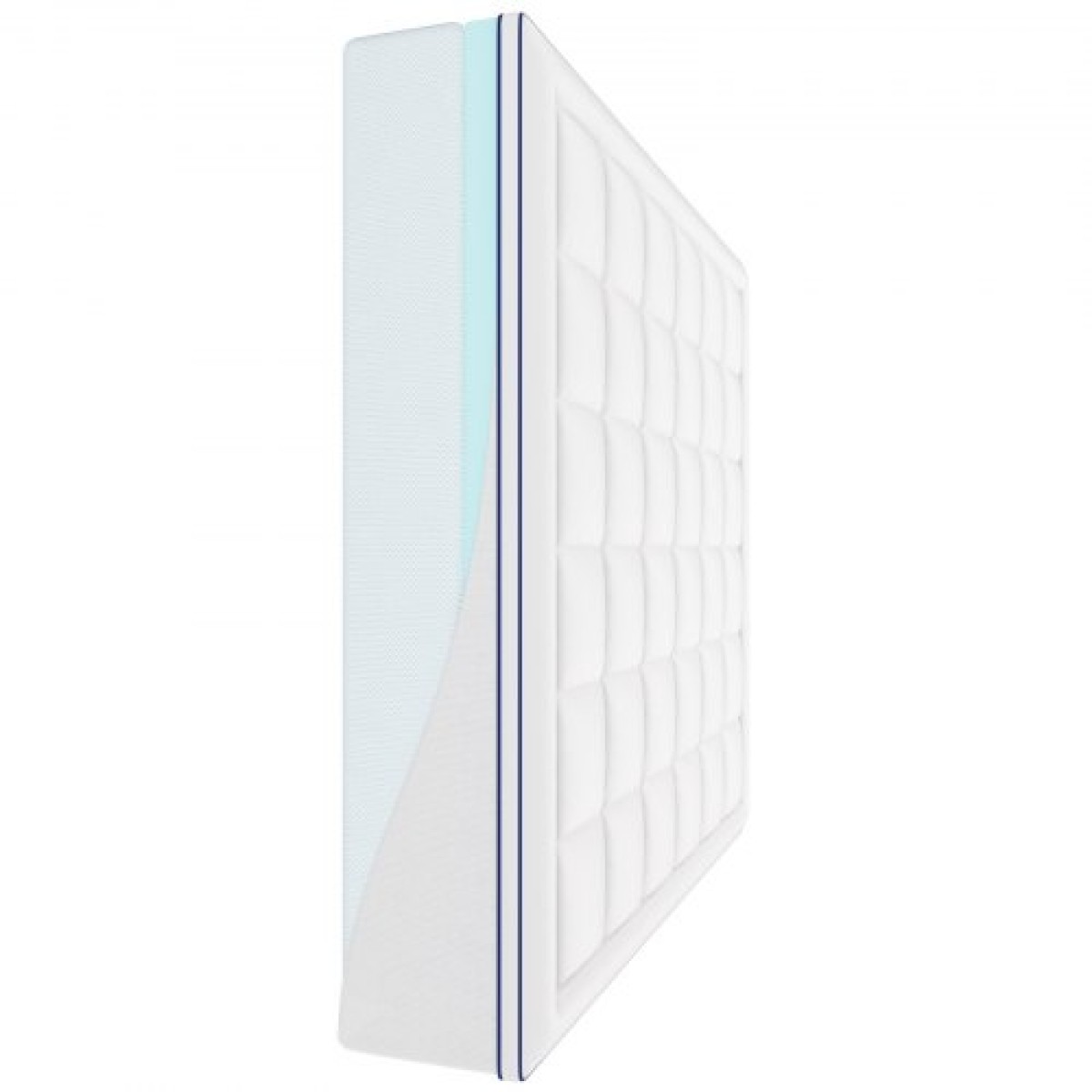 VEVOR Topper στρώματος Premium Memory Fiber Fill King 1930x2032x101,6 mm Πάχος