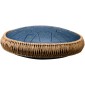 VEVOR Steel Tongue Drum, 14 in & 15 Notes, Rain Drum for Outside Garden, D Major Key, Tank Drum with 2 Mallets & Carry Bag, Hand Pan Drum Drum Percussion Instrument for Musical Education Yoga, Navy Blue