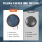 VEVOR Steel Tongue Drum, 14 in & 15 Notes, Rain Drum for Outside Garden, D Major Key, Tank Drum with 2 Mallets & Carry Bag, Hand Pan Drum Drum Percussion Instrument for Musical Education Yoga, Navy Blue