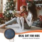 VEVOR Steel Tongue Drum, 14 in & 15 Notes, Rain Drum for Outside Garden, D Major Key, Tank Drum with 2 Mallets & Carry Bag, Hand Pan Drum Drum Percussion Instrument for Musical Education Yoga, Navy Blue