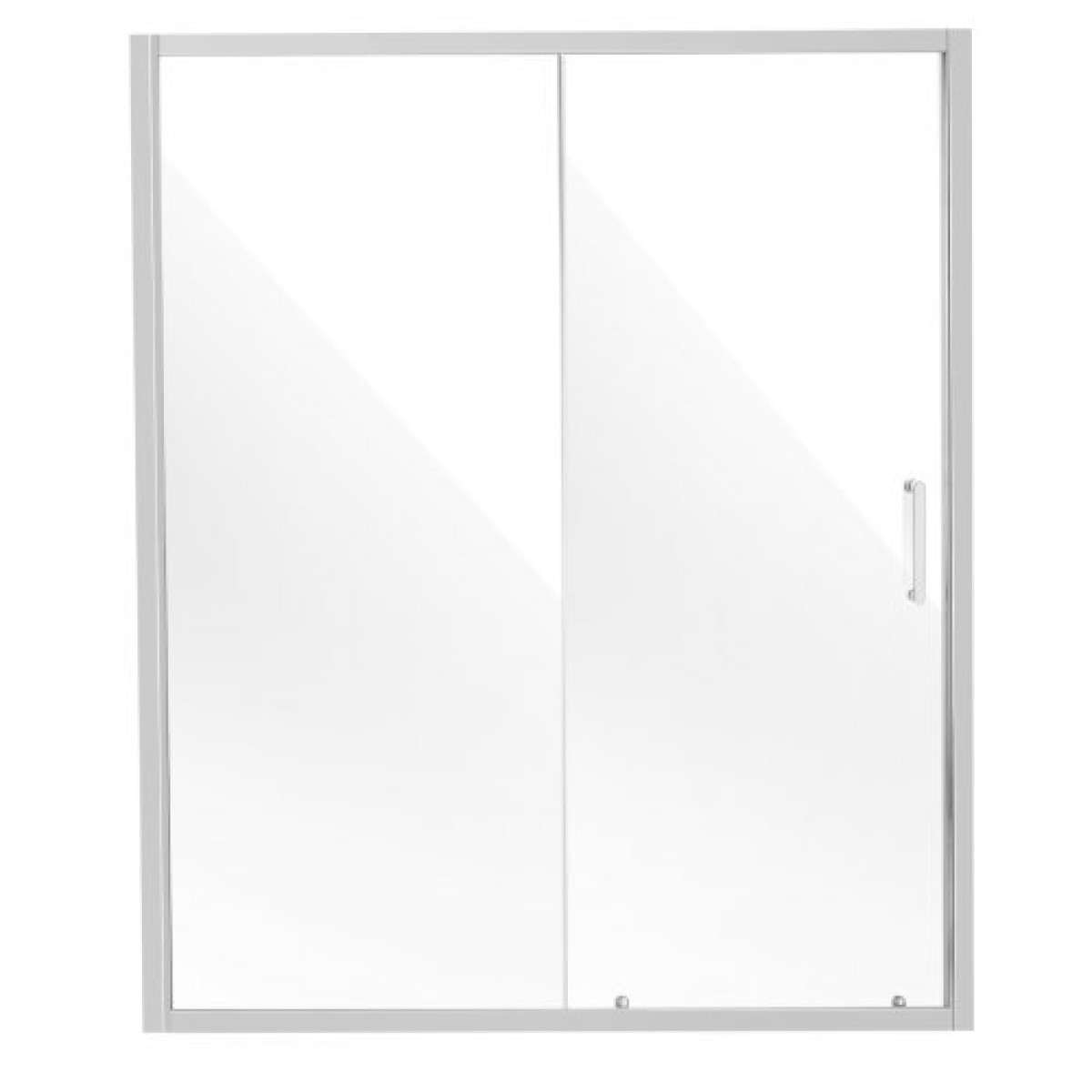 VEVOR Πόρτα ντους ημι-πλαίσιο, 57,7-59" Π x 70" Υ, Συρόμενη γυάλινη πόρτα ντουζιέρας με διαφανές σκληρυμένο γυαλί 1/4" (6 χιλιοστά), αδιάβροχο αδιάβροχο NANO Ανθεκτικό στους λεκέδες με υλικό από ανοξείδωτο χάλυβα, χρώμιο