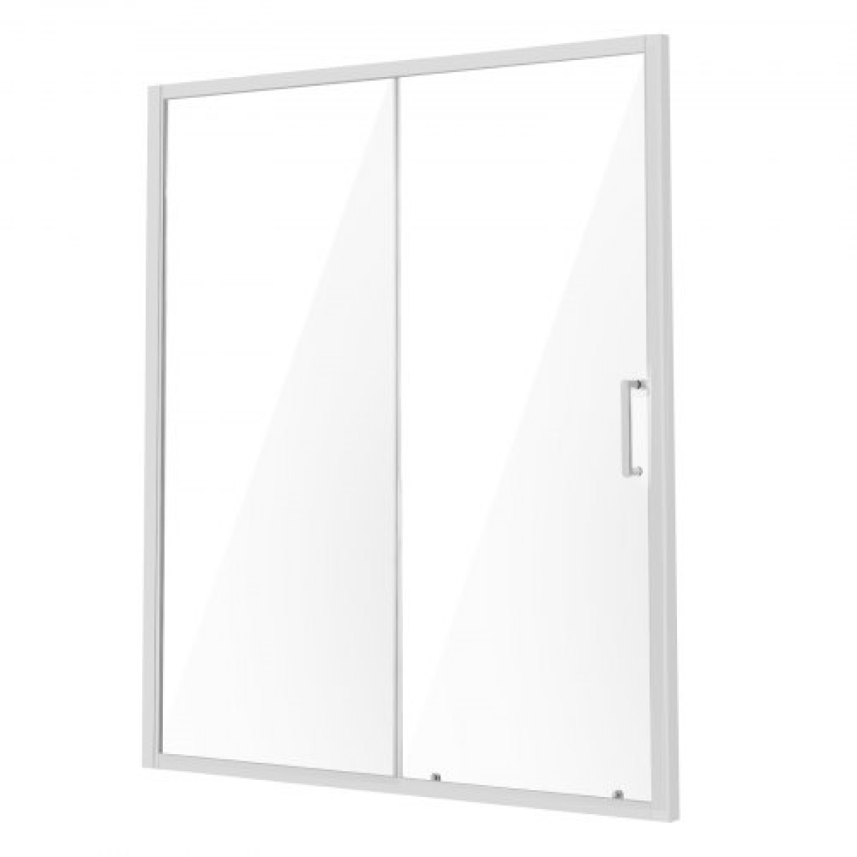 VEVOR Πόρτα ντους ημι-πλαίσιο, 57,7-59" Π x 70" Υ, Συρόμενη γυάλινη πόρτα ντουζιέρας με διαφανές σκληρυμένο γυαλί 1/4" (6 χιλιοστά), αδιάβροχο αδιάβροχο NANO Ανθεκτικό στους λεκέδες με υλικό από ανοξείδωτο χάλυβα, χρώμιο