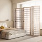 VEVOR Room Divider, 6 Panel Japanese Room Divider, Wood folding Privacy Screen Indoor, Japanese Partition Divider Φορητές διακοσμητικές οθόνες, για διαχωρισμό δωματίων Home Office Εστιατόριο & Υπνοδωμάτιο