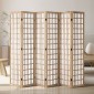VEVOR Room Divider, 6 Panel Japanese Room Divider, Wood folding Privacy Screen Indoor, Japanese Partition Divider Φορητές διακοσμητικές οθόνες, για διαχωρισμό δωματίων Home Office Εστιατόριο & Υπνοδωμάτιο