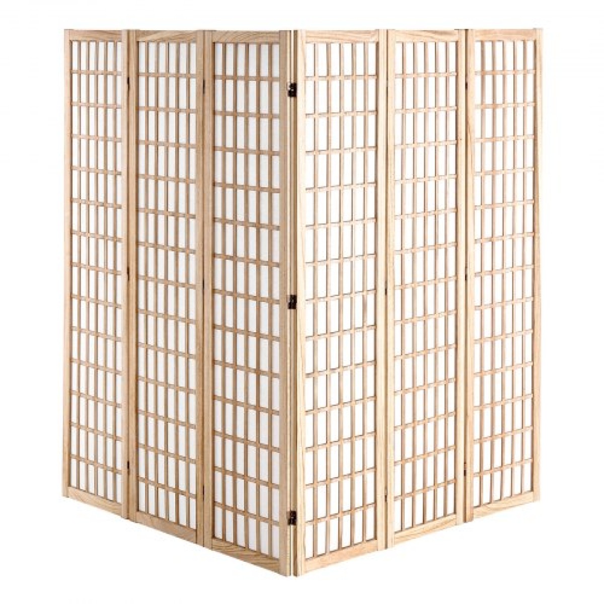 VEVOR Room Divider, 6 Panel Japanese Room Divider, Wood folding Privacy Screen Indoor, Japanese Partition Divider Φορητές διακοσμητικές οθόνες, για διαχωρισμό δωματίων Home Office Εστιατόριο & Υπνοδωμάτιο