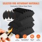 Πάνελ VEVOR Acoustic Foam, 4 Pack 16,5 x 6,3 x 12 ίντσες, Αυτοκόλλητα ηχομονωτικά πάνελ τοίχου υψηλής πυκνότητας, πάνελ απορρόφησης ήχου για τοίχο και οροφή στούντιο, μαύρο