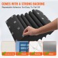 Πάνελ VEVOR Acoustic Foam, 4 Pack 16,5 x 6,3 x 12 ίντσες, Αυτοκόλλητα ηχομονωτικά πάνελ τοίχου υψηλής πυκνότητας, πάνελ απορρόφησης ήχου για τοίχο και οροφή στούντιο, μαύρο