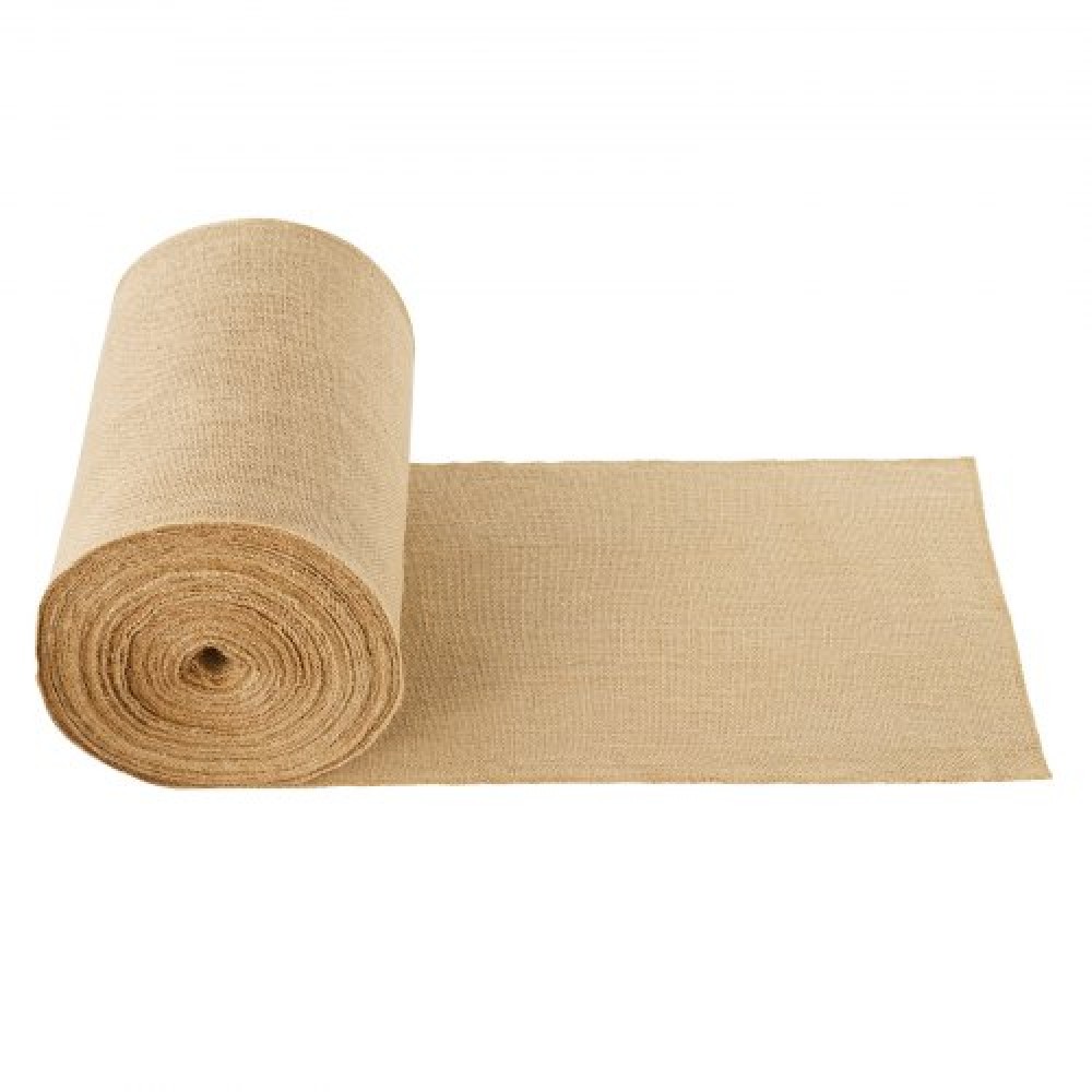 Ρολό από λινάτσα VEVOR, 14" x 150 πόδια & 50 x 50 Ρολά από φυσικό ύφασμα από λινάτσα υψηλής πυκνότητας, ρολό από λινάτσα από γιούτα, για διακόσμηση, χειροτεχνίες, γάμους, κηπουρική, χειμερινή επικάλυψη φυτών και δέντρων