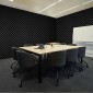 Πάνελ VEVOR Acoustic Foam, 4 Pack 48 x 24 x 2 ίντσες, Ηχομονωτικά πάνελ τοίχου με σχεδίαση αυγού, πάνελ απορρόφησης ήχου για τοίχο και οροφή στούντιο, μαύρο