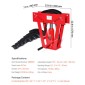 VEVOR Hydraulic Pipe Bender, 16 Ton Manual Copper Exhaust Pipe Bending Machine with 8 Die (1/2" - 3") και ρυθμιζόμενους κυλίνδρους 90 - 180°, Bender σωλήνα βαρέως τύπου για κατασκευή κιγκλιδώματος σωληνώσεων
