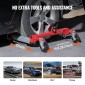 VEVOR Wheel Dolly, Max Capacity 1500 Lbs Car Dolly, Car Jack Dolly Lifter με περιστρεφόμενους τροχούς 360°, βαρέως τύπου οχήματα τοποθέτησης καστάνια ελαστικών, για κίνηση αυτοκινήτων επισκευής αυτοκινήτων