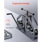 VEVOR Tube Roller Bender, Max 1-1/2" Manual Tube Roller Bender με 6 μήτρες, Εργαλείο κάμψης σωλήνων αλουμινίου χαλκού 360° για τετράγωνο, στρογγυλό σωλήνα & επίπεδη ράβδο, Ιδανικό για επισκευή αυτοκινήτων κλιματισμού HVAC